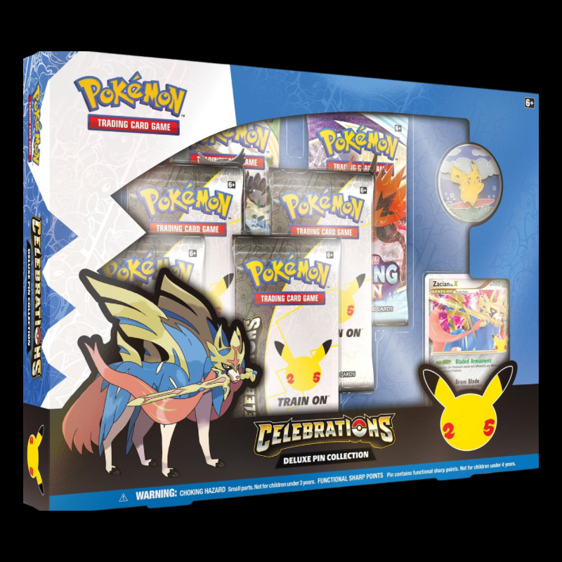 Celebrations zacian delux pin box