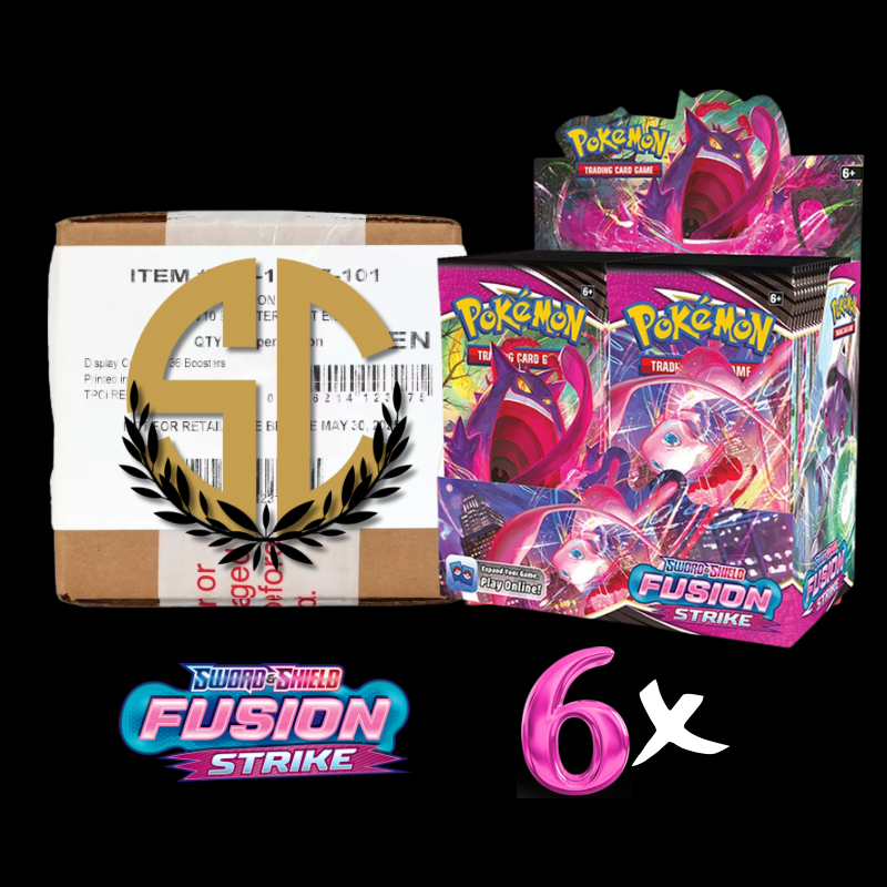 Pokémon Fusion Strike 6 Booster Box Case FIRST PRINT
