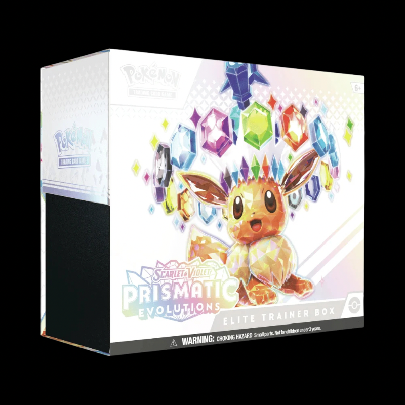 Pokémon Prismatic Evolutions Top-Trainer-Box