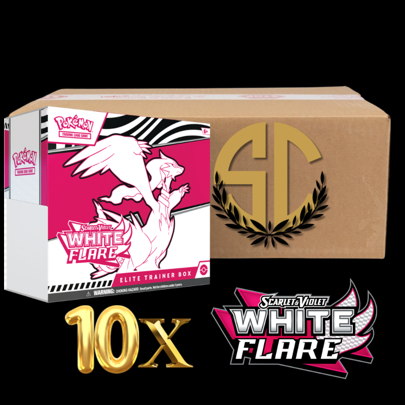 Pokemon White Flare elite trainer box Case